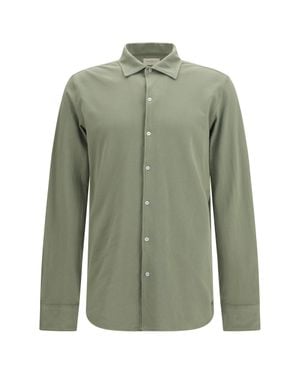 Brooksfield Cotton Shirt Fatigue - Green