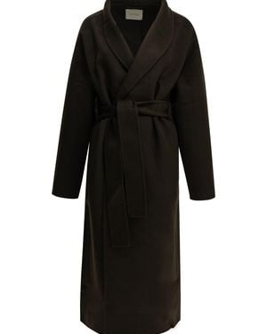 Almada Label "Mara" Long Coat - Black