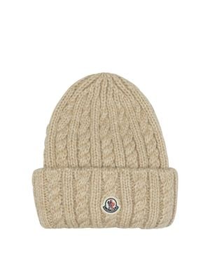 Moncler Alpaca-Blend Beanie - Natural