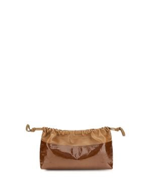 Pierre Hardy Twin Clutch - Brown