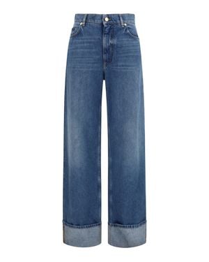 Dolce & Gabbana Dolce & Gabbana Straight-Leg Five-Pocket Jeans - Blue