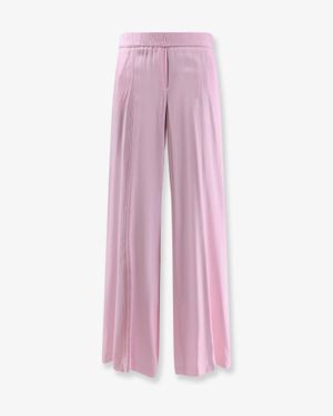 Nude Viscose Trousers - Pink