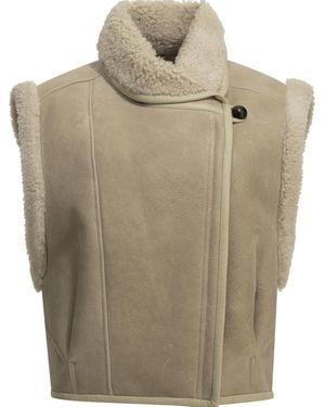 Isabel Marant "Alime" Sleeveless Jacket - Gray