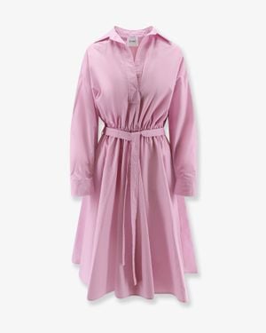 Nude Polo Dress - Pink