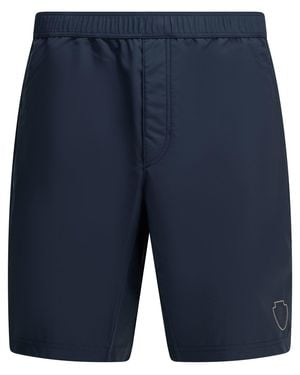 Brunello Cucinelli Logo Shorts - Blue