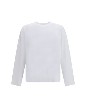 Dries Van Noten Crewneck Long Sleeve T-Shirt - White