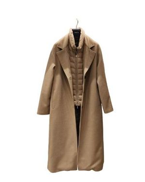 Moorer "Breanna" Coat - Natural