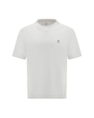 Brunello Cucinelli T-Shirts - White