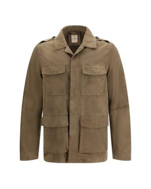 D'Amico Suede Jacket Liberosuede - Green