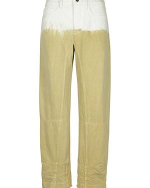 Jil Sander Cotton Jeans - Yellow