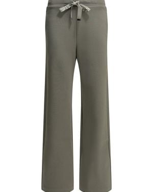 Max Mara Cotton Jersey Sweatpants - Gray