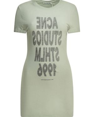 Acne Studios Organic Cotton T-Shirt - Green