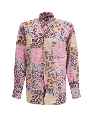 Gcds Shirt Animalier - Pink