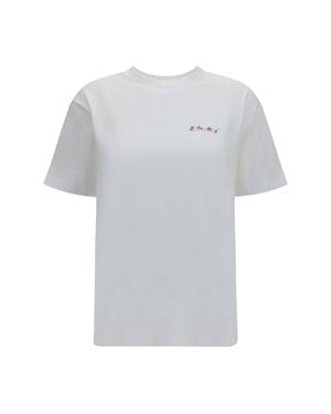 Off-White c/o Virgil Abloh Arrow Flower T-Shirt - Grey