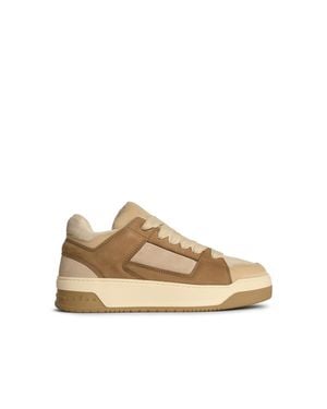 Hogan H667 Leather Trainers - Natural