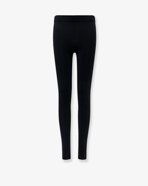 Balenciaga Viscose Blend Leggings - Black