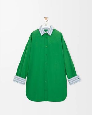 Loewe Cotton Chemiser Dress - Green