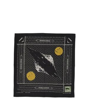 Kapital "Fastcolor Selvedge" Scarf - Black
