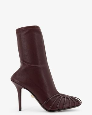 ALEVI Karen Leather Boots - Purple