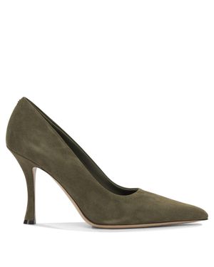 Ferragamo Elydea 95Mm Court Shoes - Green