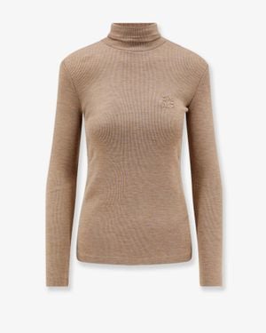 Max Mara Mxmcono Wool Turtleneck - Natural