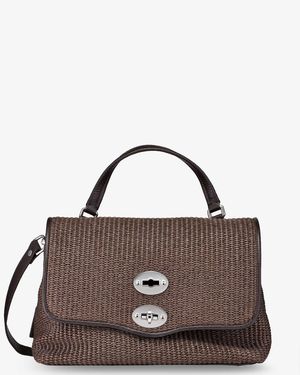 Zanellato Postina S Raffia Crossbody Bag - Brown