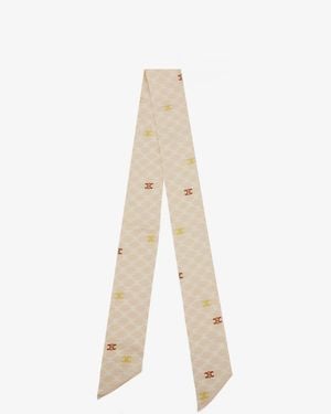 Celine Silk Bandeau - White