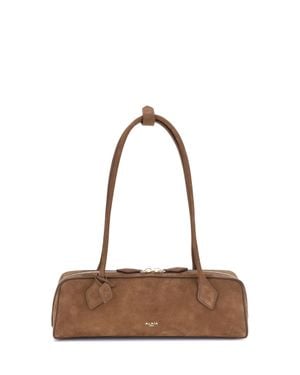 Alaïa Alaã¯A Le Teckel Shoulder Bag - White