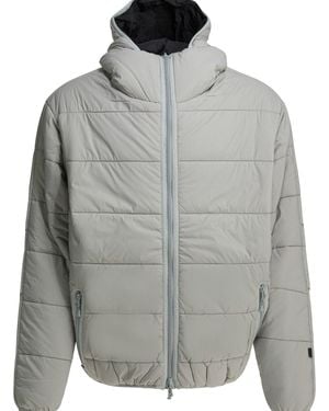 DAIWA PIER 39 Reversible Nylon Short Down Jacket Jackets And Coats - Grey