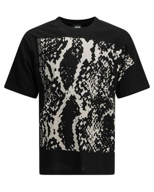 Stussy Cotton T-Shirt - Black