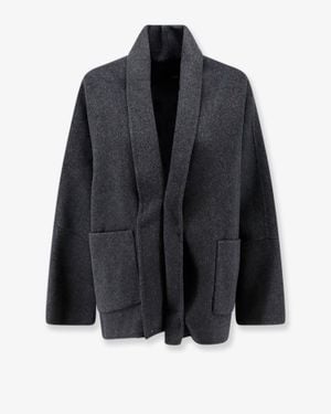 R2W Toni Wool And Cashmere Coat - Black