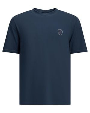 Brunello Cucinelli Crewneck T-Shirt - Blue