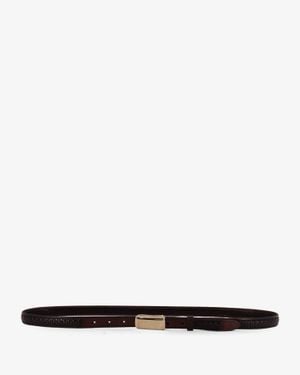 Brunello Cucinelli Leather Belt - White