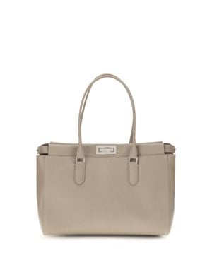Fendi Peekaboo Small Tote Bag Tortora - Natural