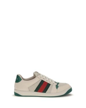 Gucci Screener Trainers - White