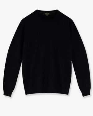 Loro Piana Classic Baby Cashmere Jumper - Blue