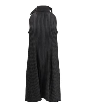 GONGDID DESIGN Halter Dress Wavy - Black