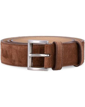 Prada Suede Leather Belt - Brown