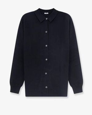 Aspesi Virgin Wool Cardigan - Blue
