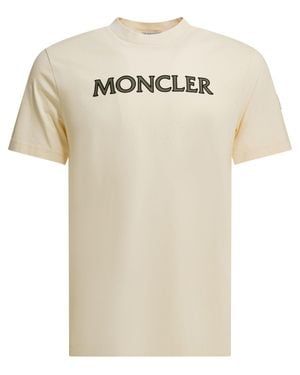 Moncler Crew-Neck T-Shirt - Natural