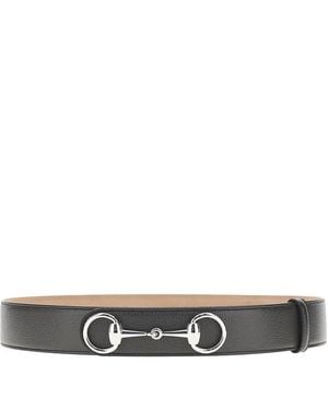 Gucci Horsebit 1955' Leather Belt - Multicolor