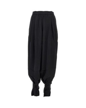 ANDAMANE 'Renee' Cupro Trousers - Black