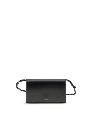 Jil Sander Wallet Tangle Calf Leather - White