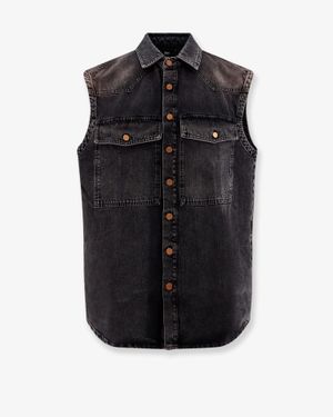 3x1 Oversized Denim Shirt - Black