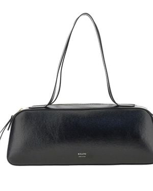 KHAITE Simona Patent Leather Bag - Black