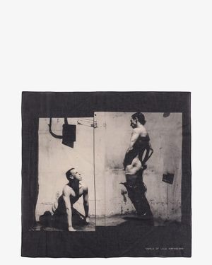 Rick Owens Cotton Foulard - Black