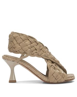 Pons Quintana Nappa Leather Sandals - Metallic