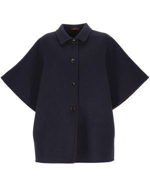 Gucci Short Sleeves Caban Jacket Wool - Blue