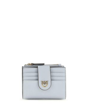 Pinko Wallet Light Calf Leather - White