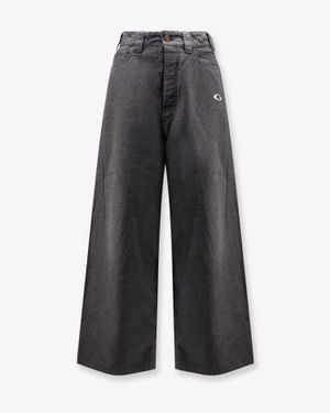Balenciaga Trompe L'Oeil Denim Trousers - Grey